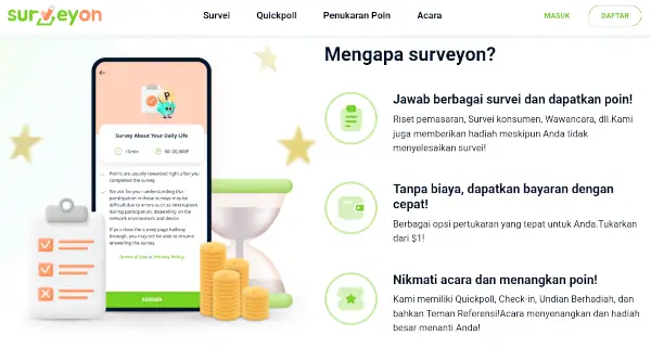 surveyon adalah