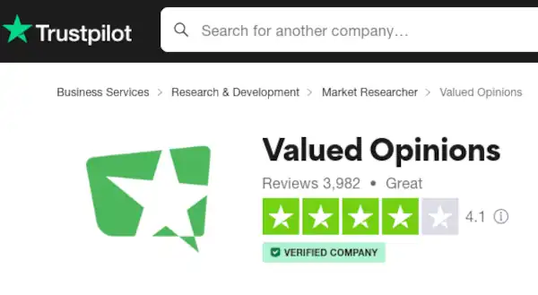 valued opinions trustpilot