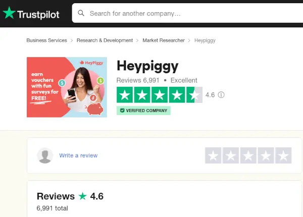 heypiggy trustpilot