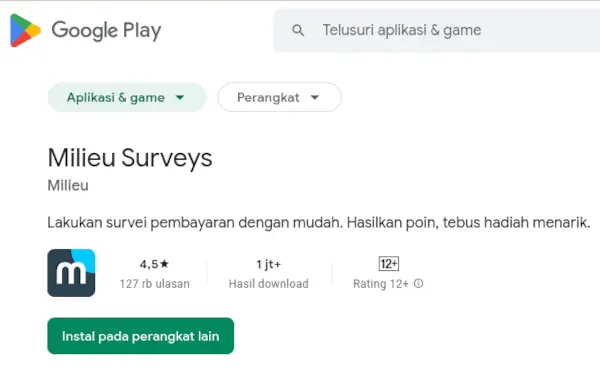 milieu survey penipuan