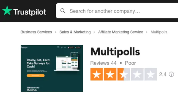 multipolls trustpilot