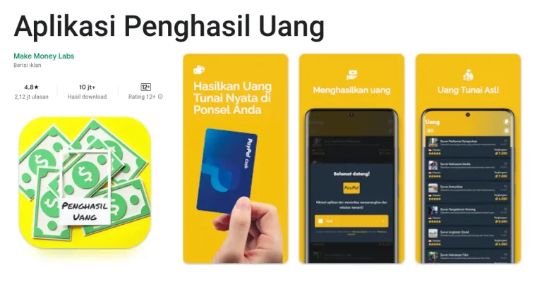 review apikasi penghasil uang mobile media labs