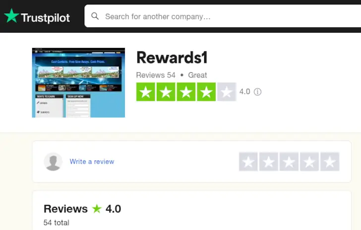 rewards1 trustpilot