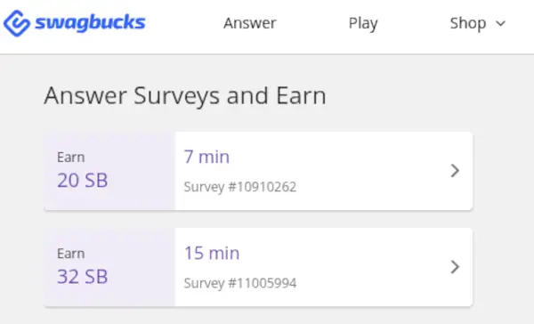 Review Swagbucks, Penipuan atau Bukan? 2 tugas swagbucks survey