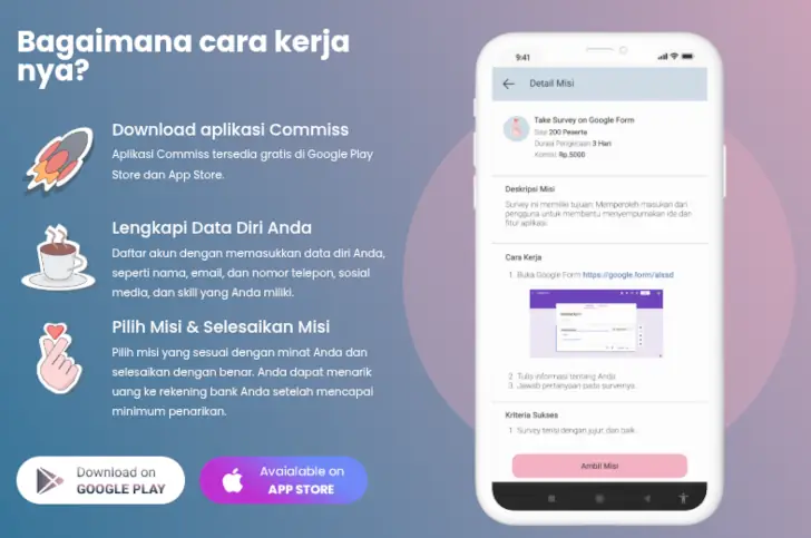 commiss apk adalah