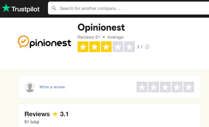 opinionest trustpilot