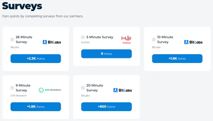 survey earnably