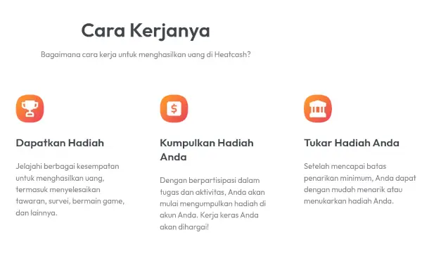 cara kerja heatcash