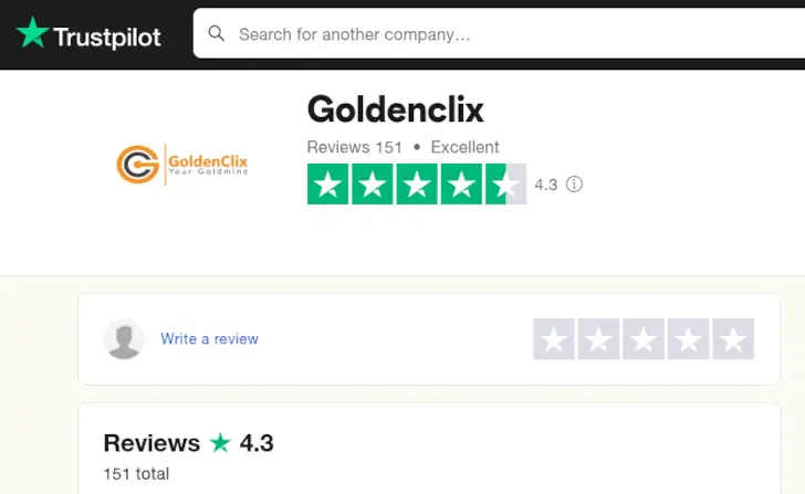 goldenclix trustpilot