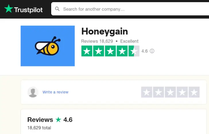 honeygain trustpilot