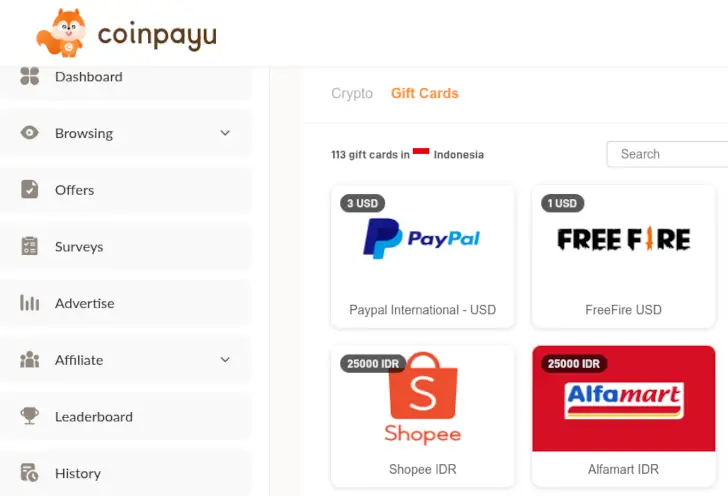 imbalan coinpayu