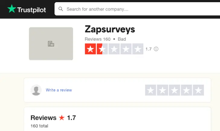 zap surveys trustpilot