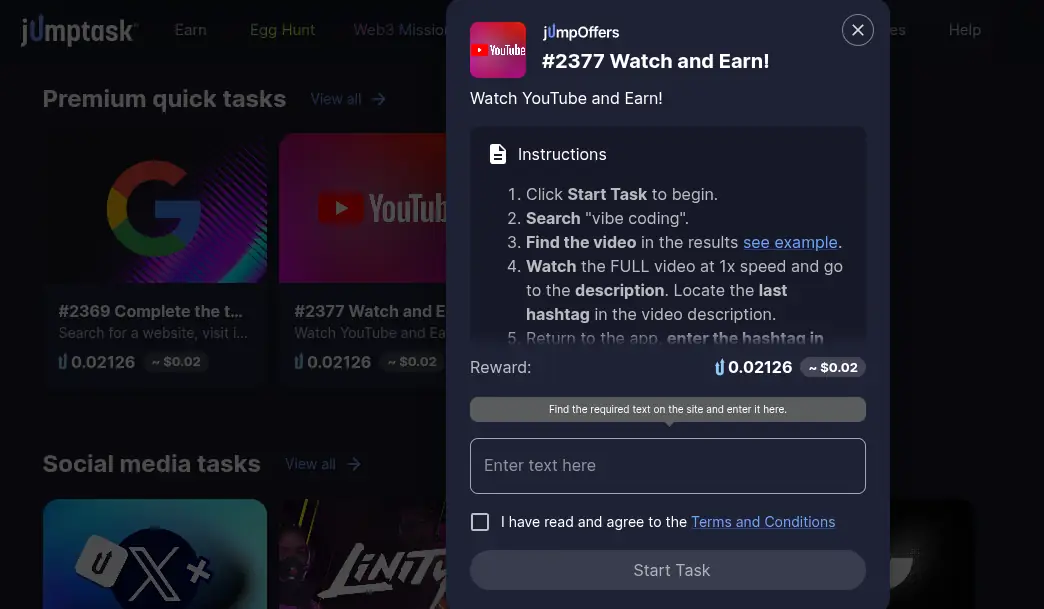 Review JumpTask io, Penipuan atau Bukan? 2 contoh tugas jumptask