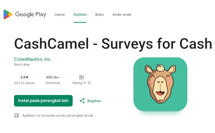 cashcamel penipuan