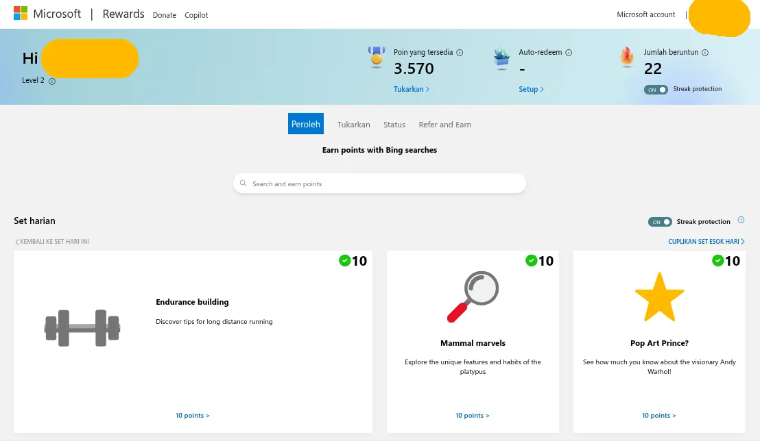 Review Microsoft Rewards, Penipuan atau Bukan? 1 microsoft rewards adalah