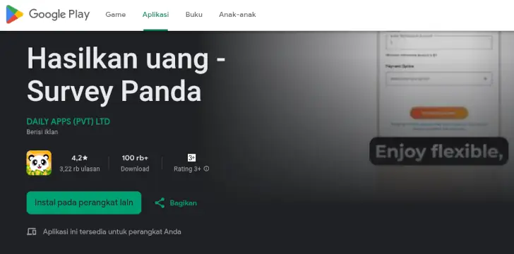 Review Survey Panda, Penipuan atau Bukan? 3 survey panda penipuan