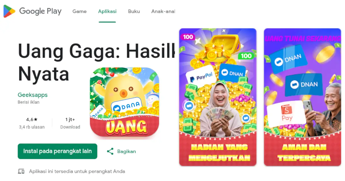 uang gaga apk