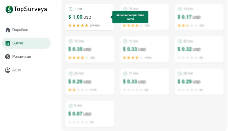 Review TopSurveys.app, Penipuan atau Bukan? 2 tugas topsurveys