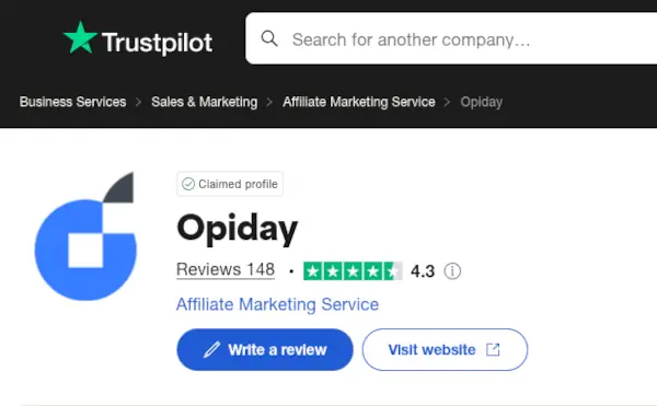Review Opiday, Penipuan atau Bukan? 4 opiday trustpilot