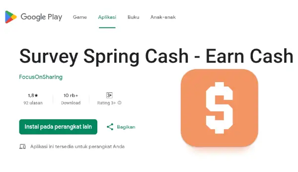 Review SurveySpringCash, Penipuan atau Bukan 4 survey spring cash penipuan